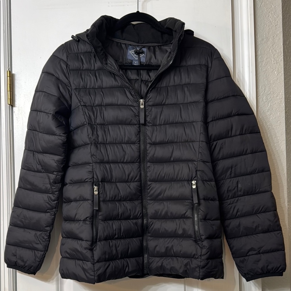 Women’s Black Puffer Jacket by St. John’s Bay